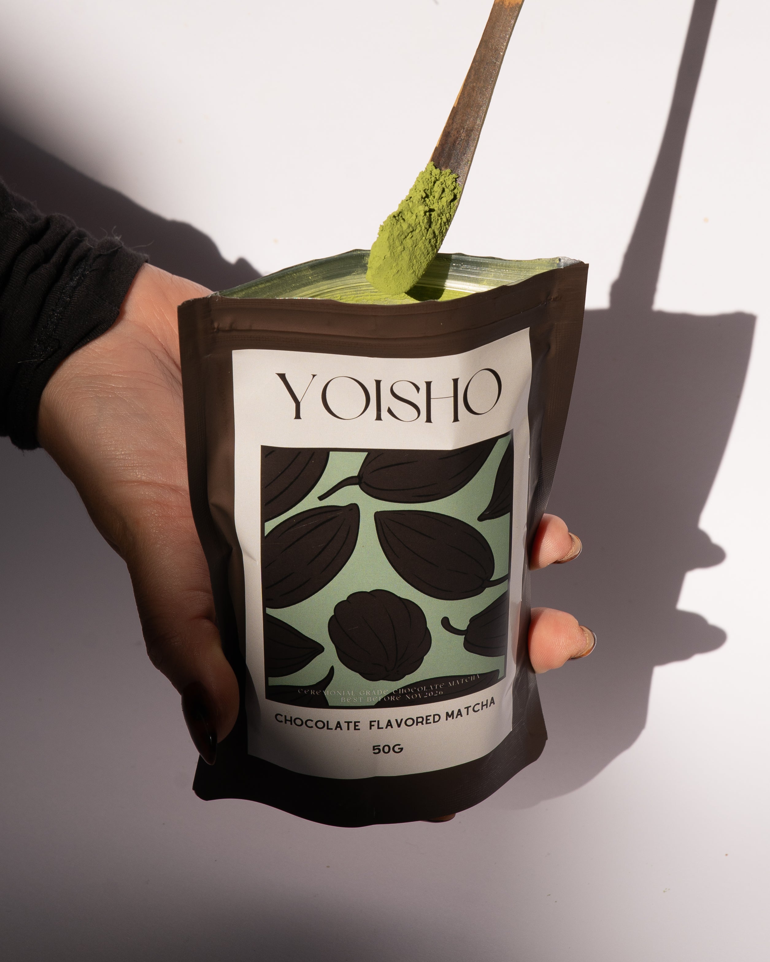 Ceremonial grade chocolate matcha